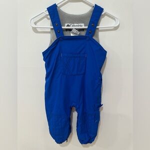 Columbia Toddler Blue Snow Bibs Size 2T